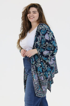 Teal Kimono